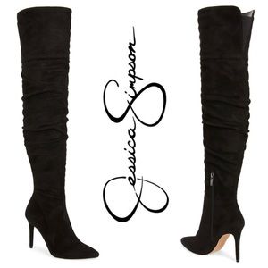 13+ Jessica Simpson Zeana Over The Knee Boots PNG